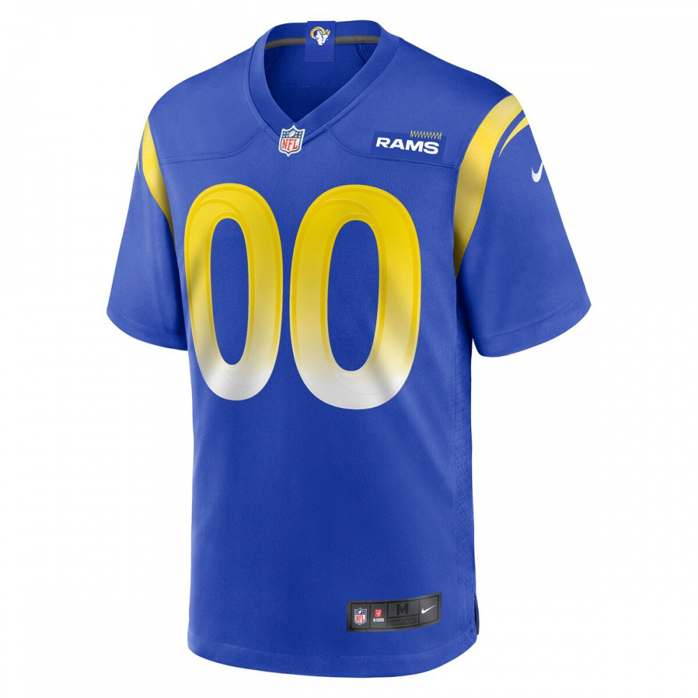 Los Angeles Rams Nike Custom Game Jersey - Royal-GridironStore
